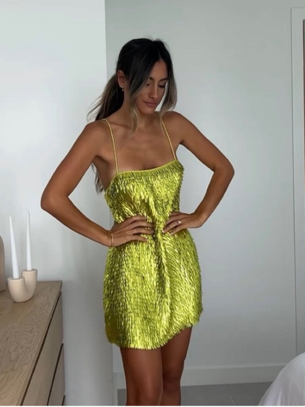 Retrofete Nara Sequin Minidress